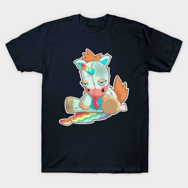 Lil Sad Stuffed Unicorn T-Shirt by msharris22